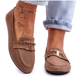 Mocassim Carly Beige Clássico Slip On bege