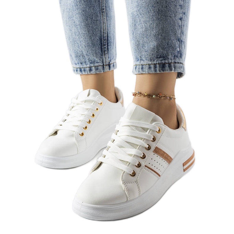 Tênis plataforma branco Lanoie