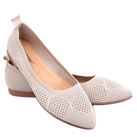 BM Bailarinas Openwork Forlani Beige bege