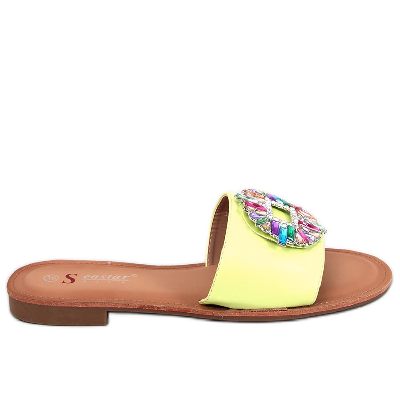 Seastar Lâminas de pedra coloridas Lowell Green amarelo