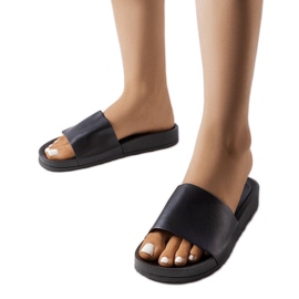 Slides de borracha pretos da Sabourin