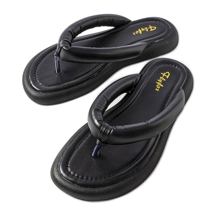 Chinelos grossos Smithfield pretos