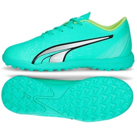 Chuteira Puma Ultra Play Tt Jr 107236 03 verde verde Chuteira Puma Ultra Play Tt Jr 107236 03 verde verde