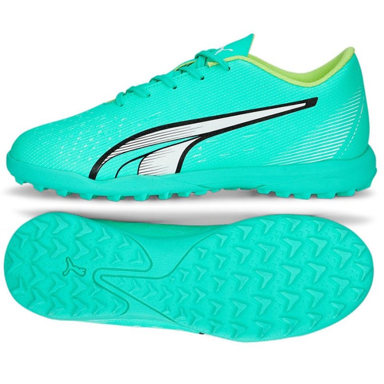 Chuteira Puma Ultra Play Tt Jr 107236 03 verde verde