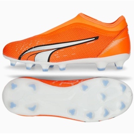 Chuteiras Puma Ultra Match Ll FG/AG 107229 01 laranja laranjas e tintos