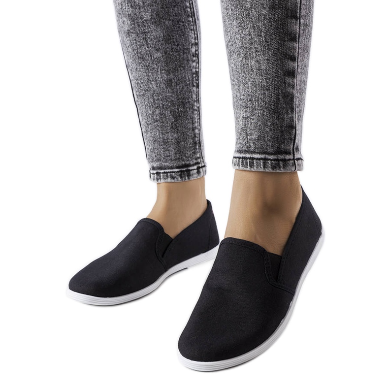 Tênis de tecido preto Quincy