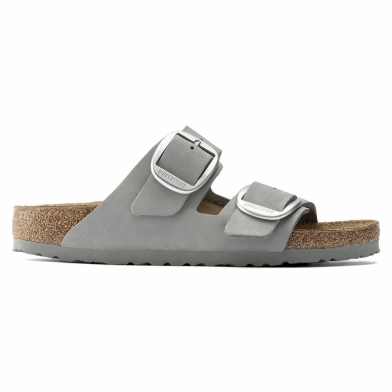 Chinelos de fivela grande Birkenstock Arizona W 1022154 cinza