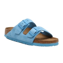 Chinelos Birkenstock Arizona Sfb W 1024066 azul Chinelos Birkenstock Arizona Sfb W 1024066 azul