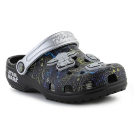 Tamancos Crocs Classic Grogu Clog T Jr 207893-001 preto