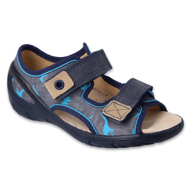 Befado sapatos infantis pu 065X187 cinza
