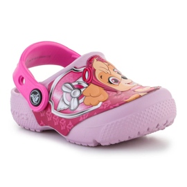 Tamancos Crocs Fl Paw Patrol Patch Cg T 207487-6GD rosa