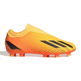 Chuteira Adidas X Speedportal.3 Ll Fg Jr GZ5060 laranja laranjas e vermelhos
