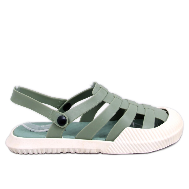 Sandálias de borracha de mulher Sammy Green verde