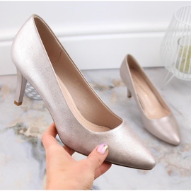 Sapatos dourados de mulher Sergio Leone 1336 Sapatos dourados de mulher Sergio Leone 1336