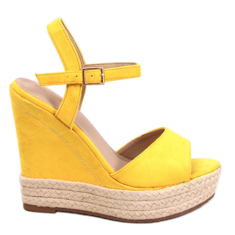BM Sandália espadrille amarela Winans amarelo