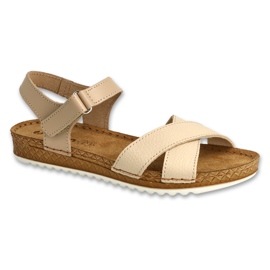 Sapatos de mulher Befado 158D249 bege