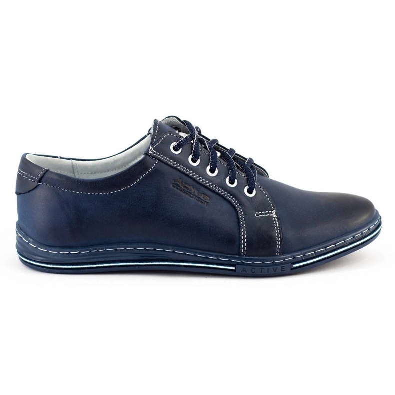 Polbut Sapatos masculinos 320 azul marinho