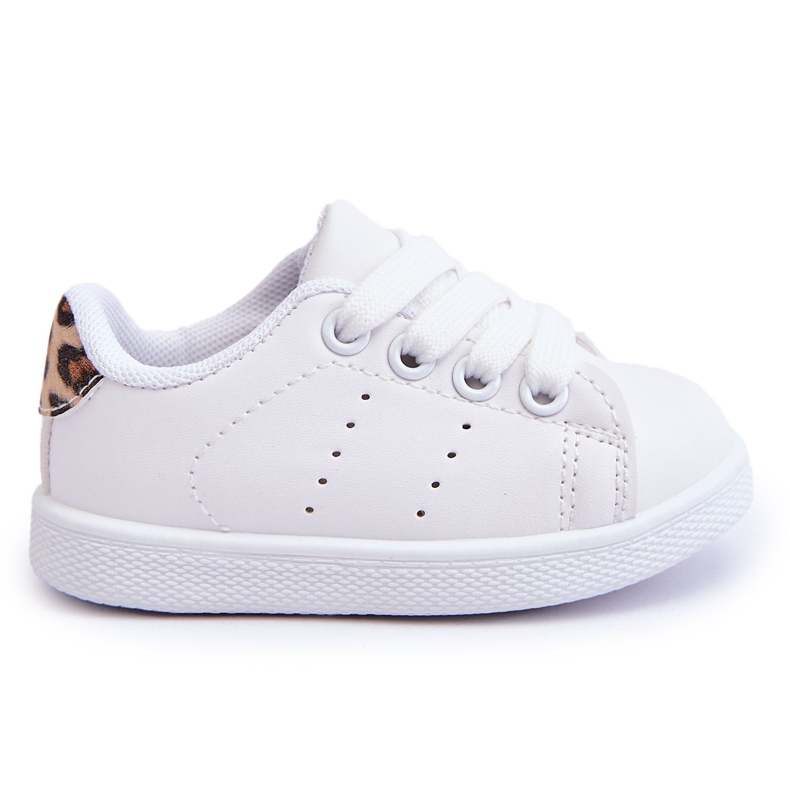FR1 Tênis esportivo infantil branco leopardo Lanvi