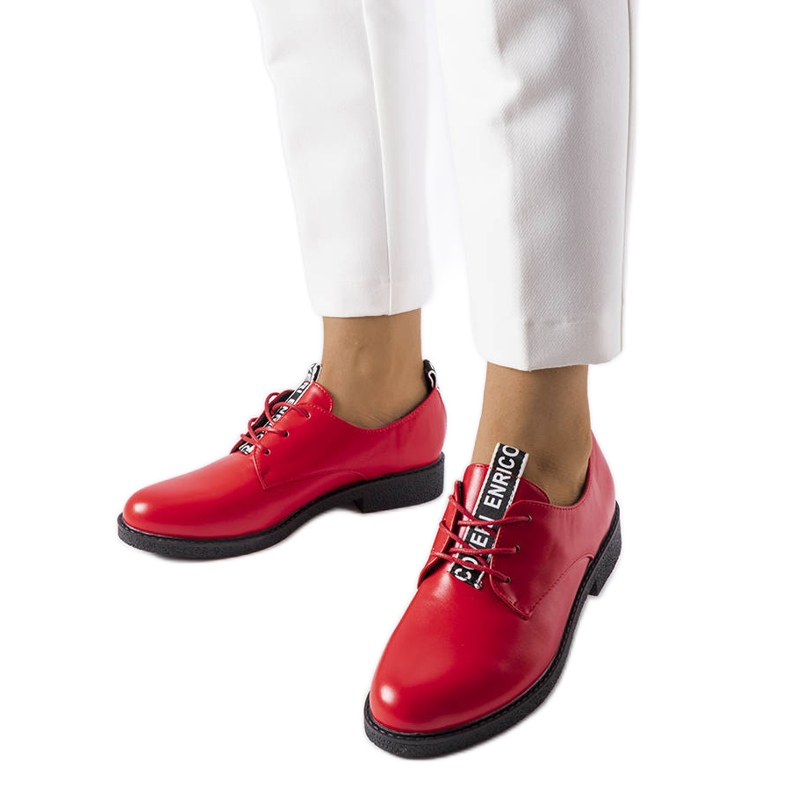 Sapato baixo vermelho LS5379 Vermelho