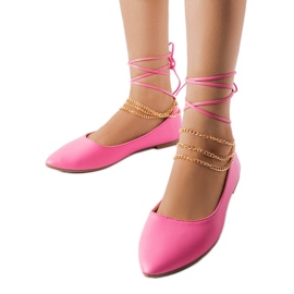 Sabrinas rosa com fecho decorativo Donat