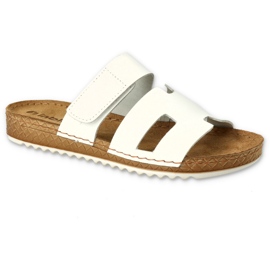 Sapatos de mulher Befado 158D242 branco Sapatos de mulher Befado 158D242 branco