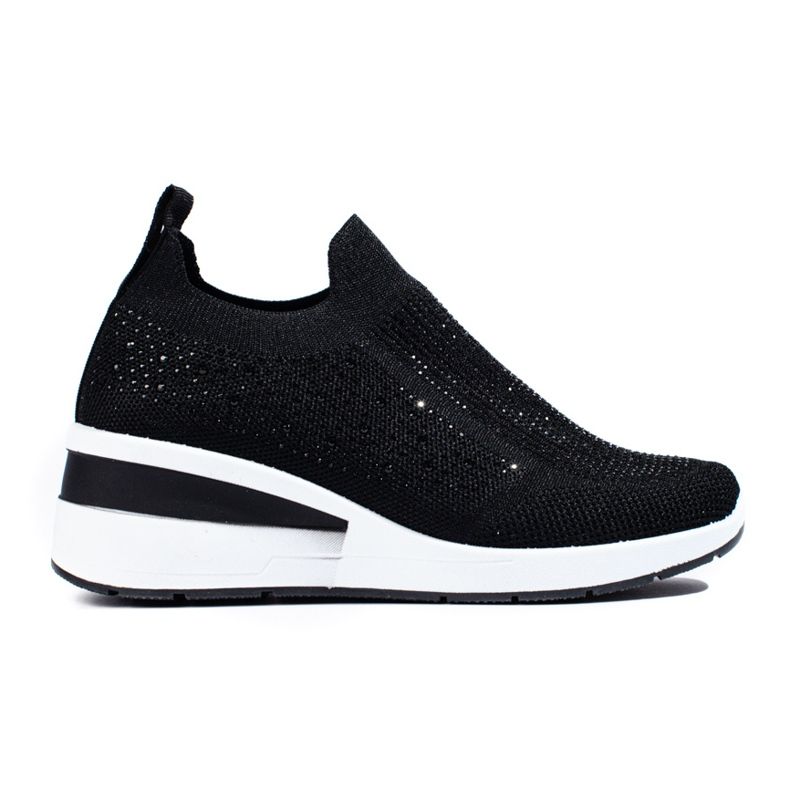 Tênis plataforma preto Shelovet.