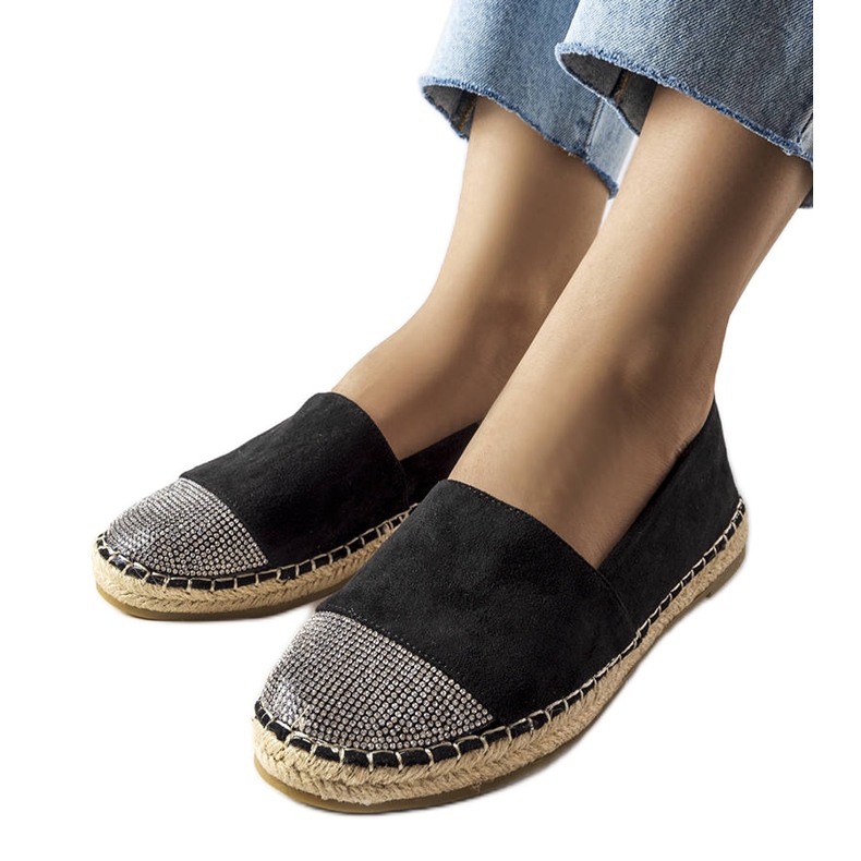 Inna Mocassim espadrille preto Magali