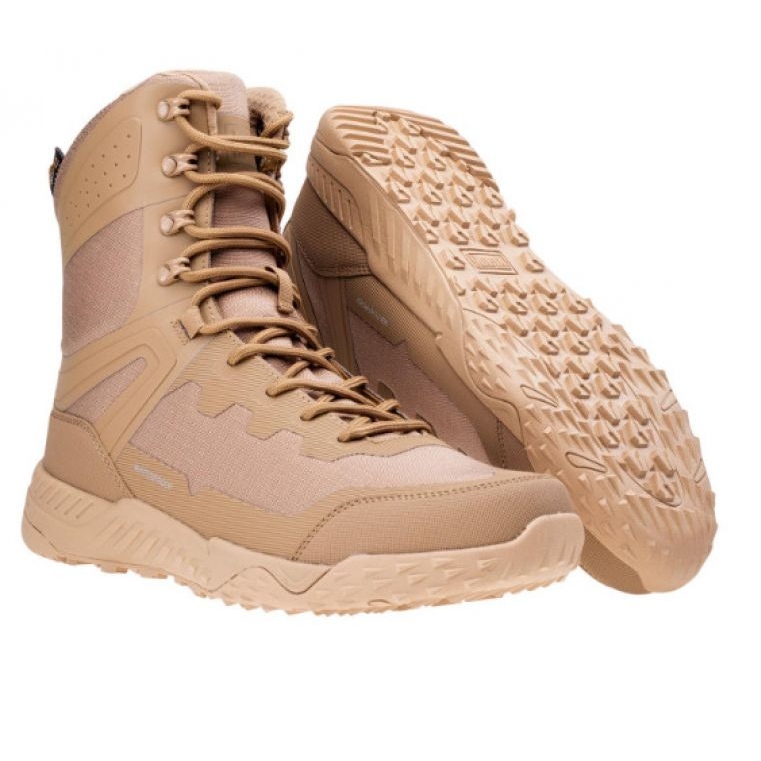 Botas militares Magnum Bondsteel High Wp C 92800490642 cinza castanho