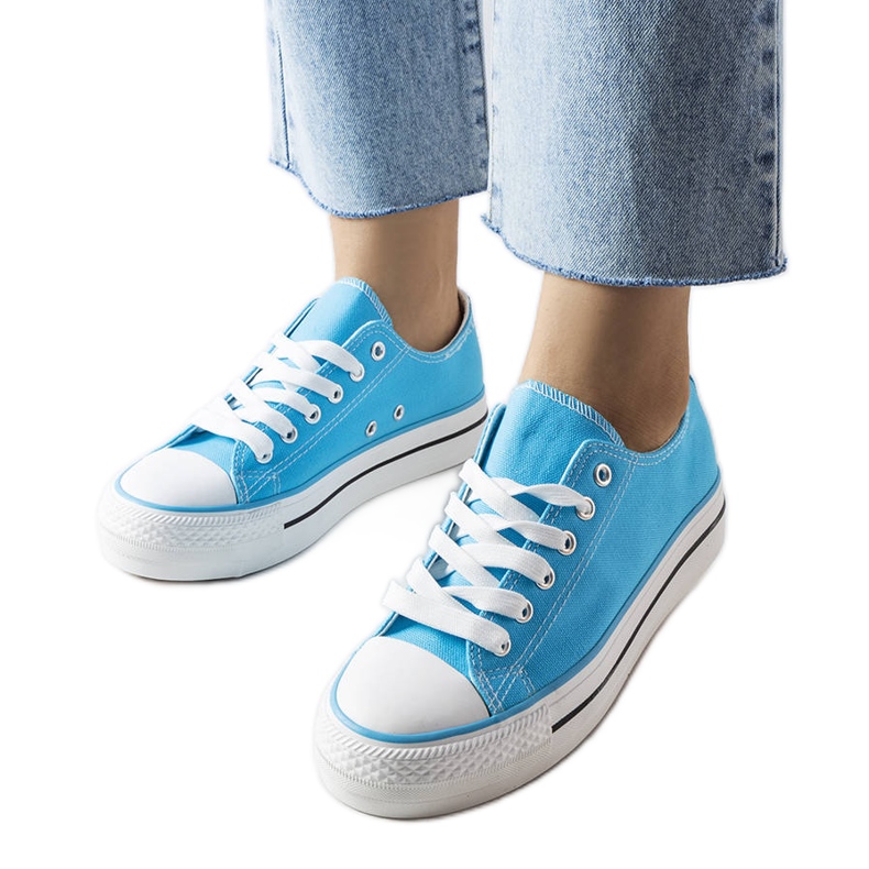 Inna Tênis plataforma Freestyle azul