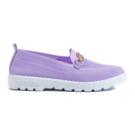 Mocassim lilás vazado, Shelovet roxo
