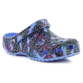 Slides Crocs Classic borboleta tamanco lua W 208257-5Q7 roxo