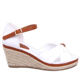Alpargatas com cunha Kristen White branco