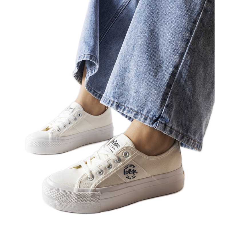 Lee Cooper LCW-22-31-0837L tênis branco