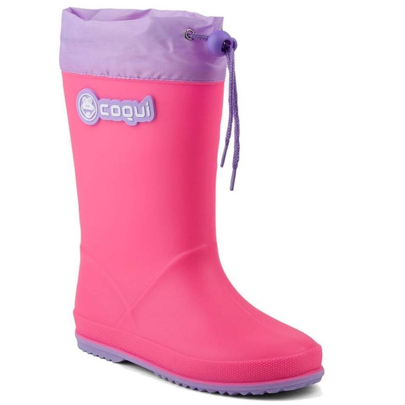 Botas Wellington com gola chuvosa Coqui 8509-100-3602 rosa Botas Wellington com gola chuvosa Coqui 8509-100-3602 rosa