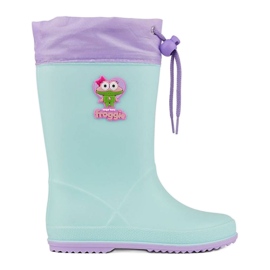 Botas Wellington com gola chuvosa Coqui 8508-637-4402 verde