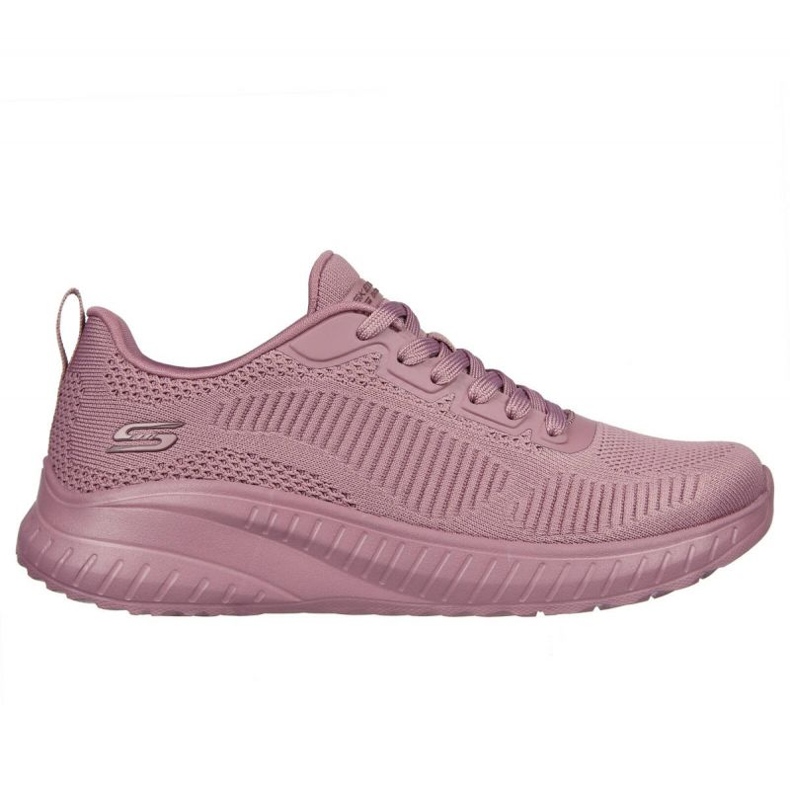 Tênis Skechers Memory Foam Bobs Squad Chaos W 117209 Ras rosa Tênis Skechers Memory Foam Bobs Squad Chaos W 117209 Ras rosa
