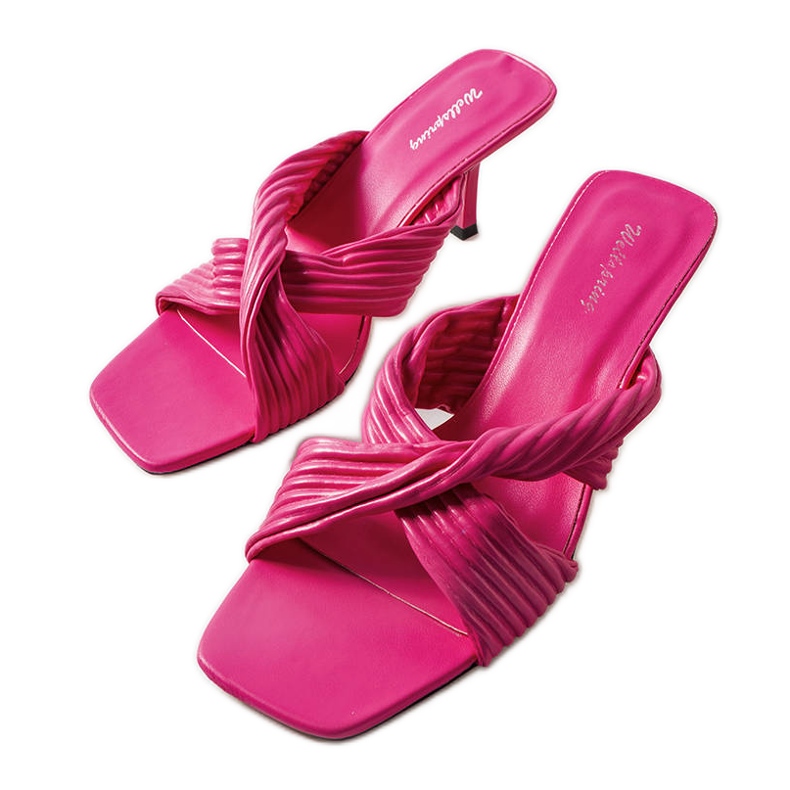 Inna Sandália de salto rosa da Seiler