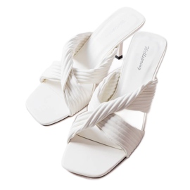 Inna Sandália branca de salto alto da Seiler branco