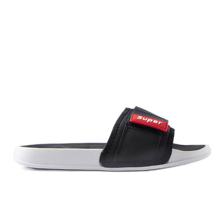 Chinelos de homem negro da Alley preto