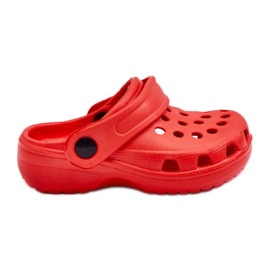 WJ1 Chinelos de espuma Crocs para crianças Red Percy vermelho