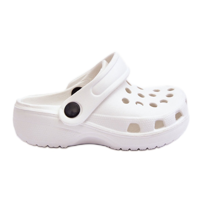 Sandália infantil Crocs de espuma branca Percy branco