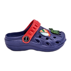 Sandália infantil Crocs de espuma leve azul marinho Sweets