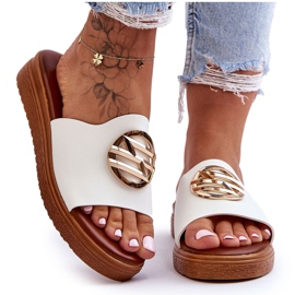 Sandália Feminina com Decoração Secrets Branca branco