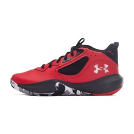 Tênis Under Armour Gs Lockdown 6 Jr. 3025617-600 vermelho
