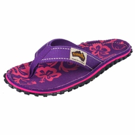 Chinelos de lona Gumbies Islander W G-IS-WN-PUHIB roxo