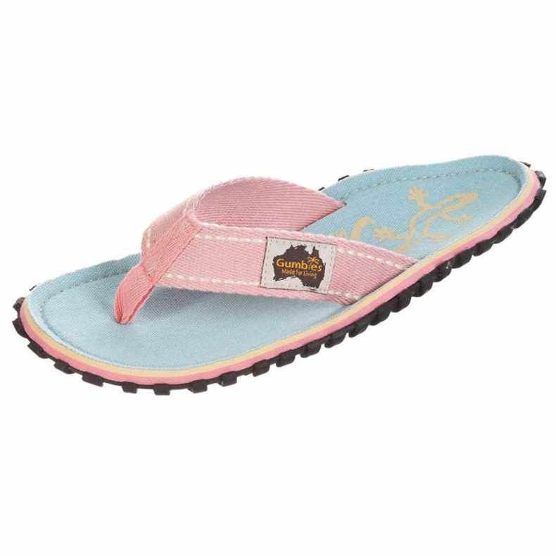 Chinelos de lona Gumbies Islander W G-IS-WN-GHE rosa