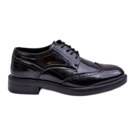 WD1 Sapato Laqueado Masculino Elegante Preto Gustavo WD1 Sapato Laqueado Masculino Elegante Preto Gustavo