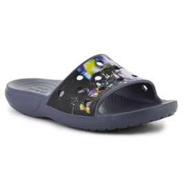 Chinelos Crocs Classic Meta Scape Slide 208471-0C4 preto
