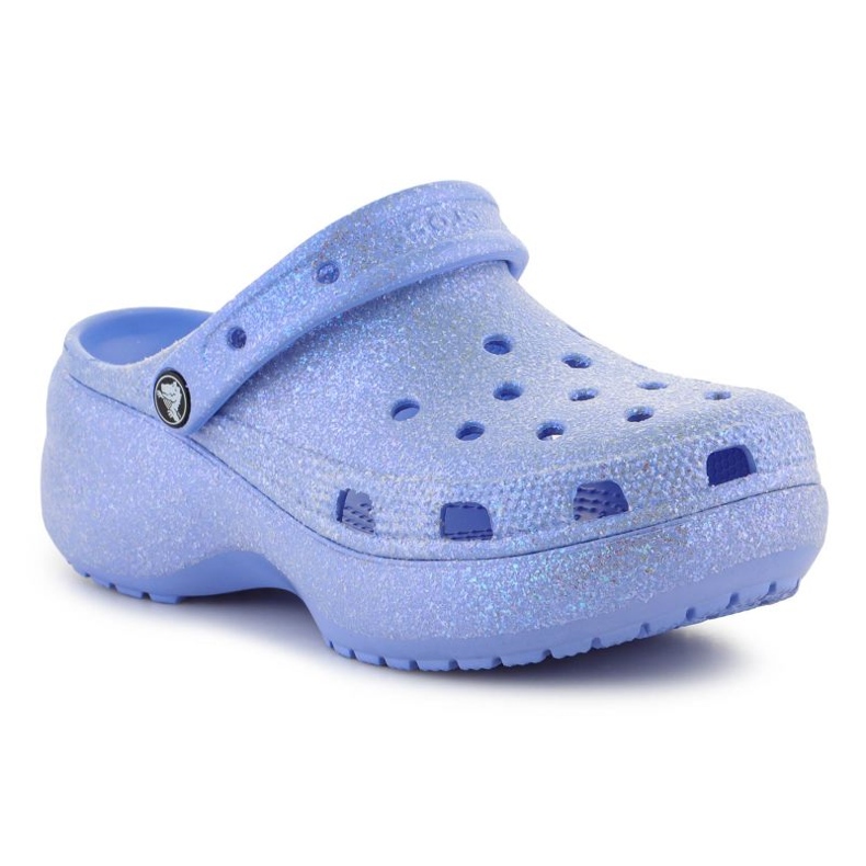Crocs Classic Platform Glitter Clog W 207241-5Q6 azul
