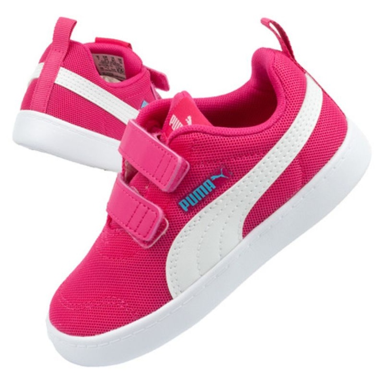 Puma Courtflex Jr 371759 11 sapatos rosa